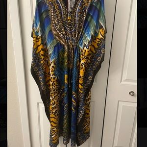 Blue kaftan